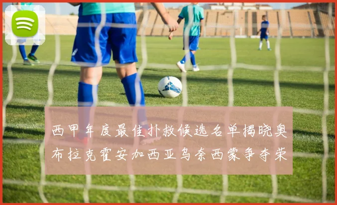 西甲年度最佳扑救候选名单揭晓奥布拉克霍安加西亚乌奈西蒙争夺荣誉